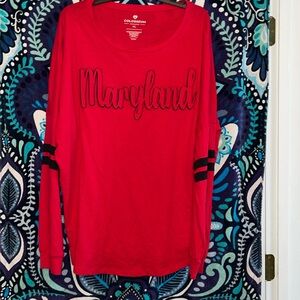 NWOT l/s Maryland tshirt XL